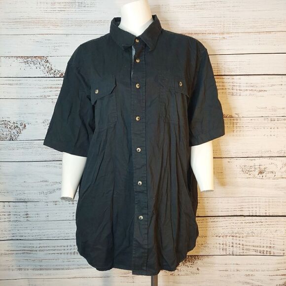 Men's 100% Cotton Wrangler Short Sleeve Button Down Shirt. - Picture 2 of 12